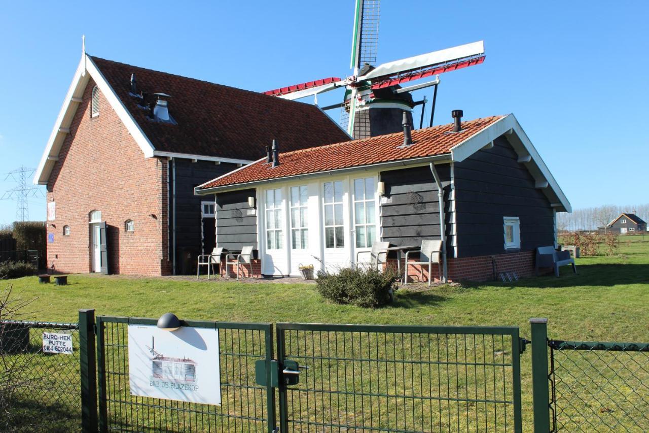 Bij Molen De Blazekop, Rustig En Landelijk Ovezande Extérieur photo